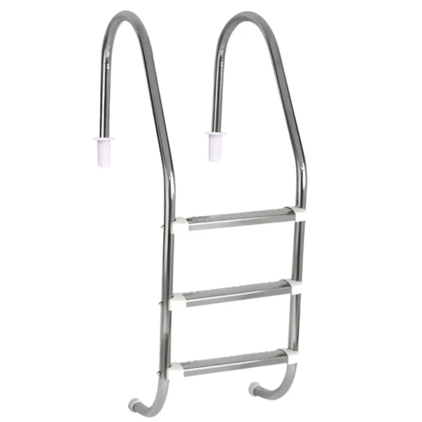 Escada Inox com ABS Tradicional 3 Degraus
